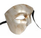 Phantom Of The Opera One Eyed Masquerade Mask For Men Vintage Design Halloween, Prom, Mardi Gras, & Carnival