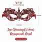 Red Masquerade Mask For Women - Lace Masquerade Masks for Masquerade Party, Proms, Photo Shoot, Venetian Party, Mardi Gras, Halloween & Cosplay - Red Color - Made in the USA