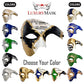 Masquerade Mask For Men Phantom Of The Opera Mask Prom Mardi Gras Haloween Venetian Half Face Mask