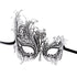 GLITTER Series Swan Metal Filigree Laser Cut Venetian Masquerade Mask - Luxury Mask - 1