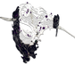 SILVER Series Signature Phantom Of The Opera Half Face Mask - Luxury Mask - 6