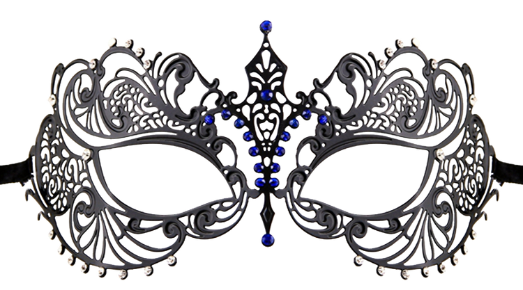MUTLI COLOR Series Laser Cut Metal Venetian Pretty Masquerade Mask - Luxury Mask - 4