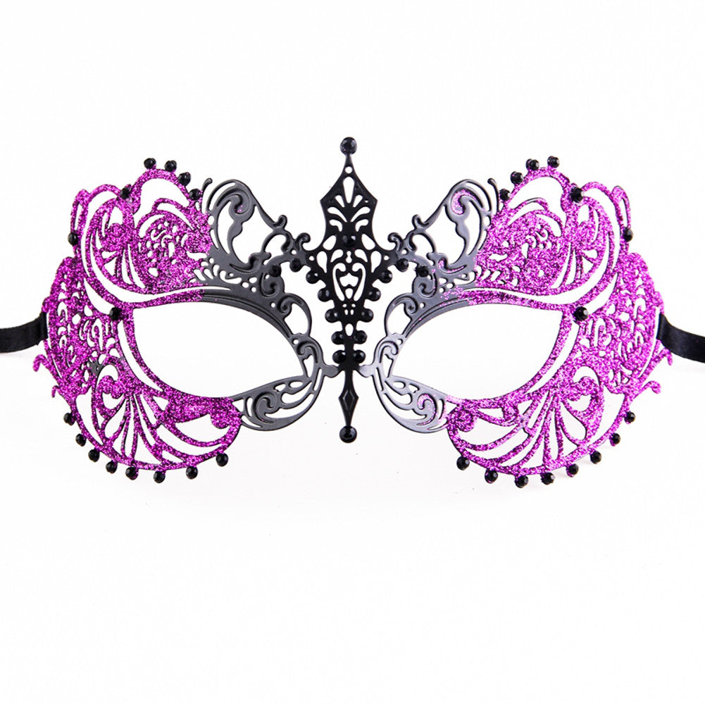 GLITTER Series Laser Cut Metal Venetian Pretty Masquerade Mask - Luxury Mask - 2