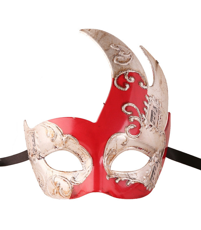 SILVER Series Men's Vintage Design Musical Masquerade Mask - Luxury Mask - 4