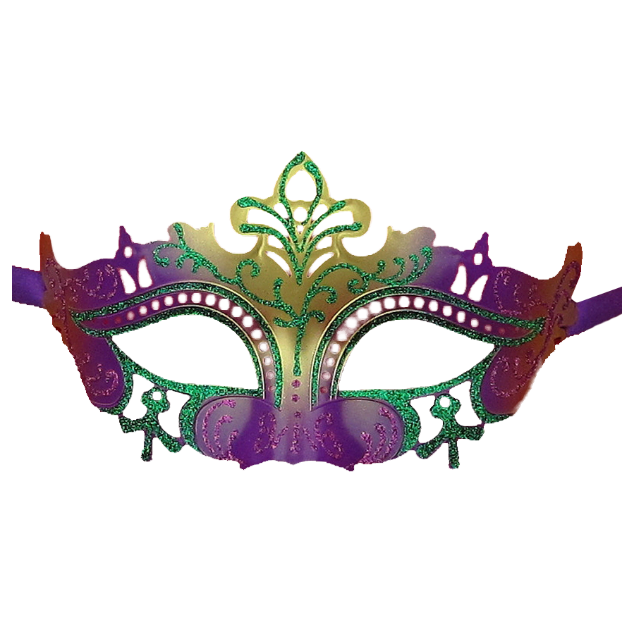 Venetian Glitter Masquerade Party Mardi Gras Mask - Luxury Mask
