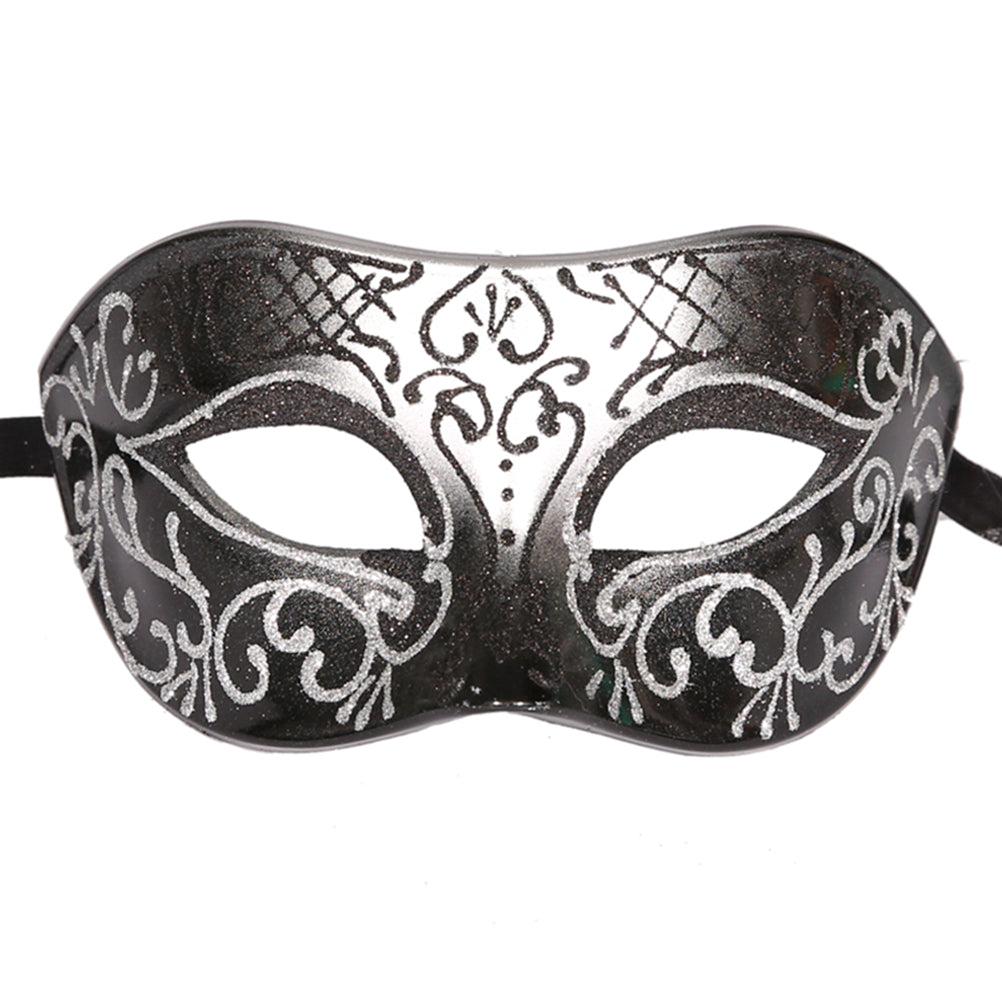 Deluxe Men's Venetian Masquerade Mask - Perfect for Parties, Balls, Mardi Gras & Halloween