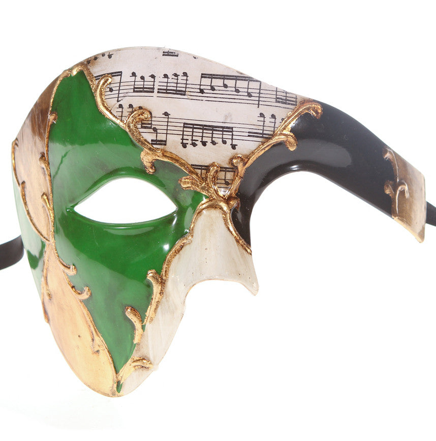 MUSICAL Series Vintage Phantom Of The Opera Half Face Masquerade Mask - Luxury Mask - 7