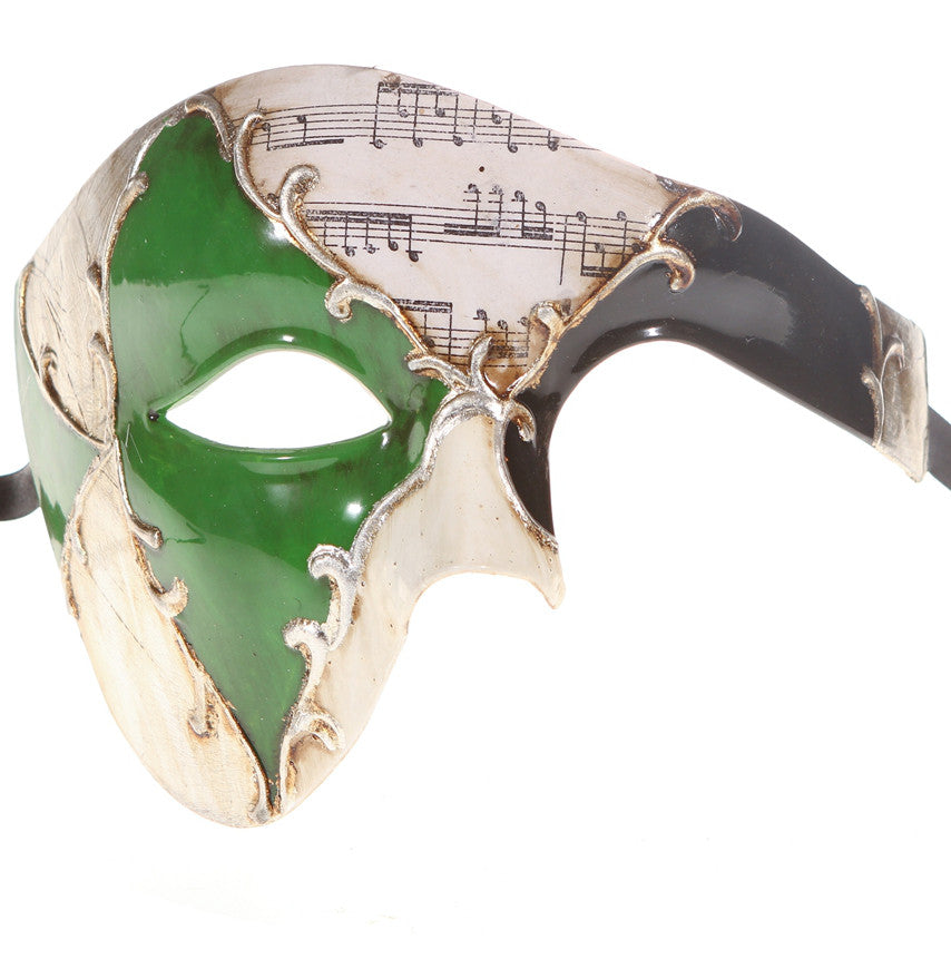 MUSICAL Series Vintage Phantom Of The Opera Half Face Masquerade Mask - Luxury Mask - 6