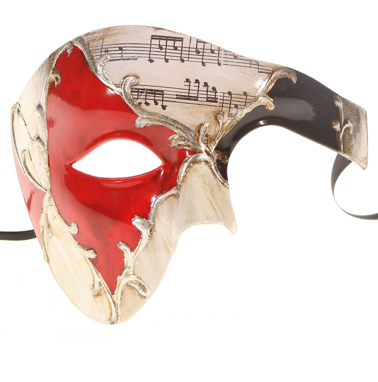 MUSICAL Series Vintage Phantom Of The Opera Half Face Masquerade Mask - Luxury Mask - 2
