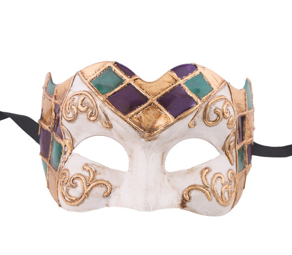Mardi Gras Mask Venetian Style Mask - Luxury Mask