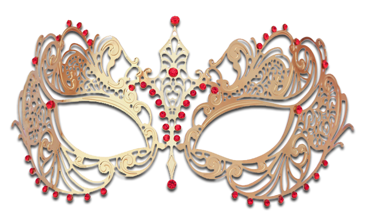 GOLD Series Laser Cut Metal Venetian Pretty Masquerade Mask - Luxury Mask - 3