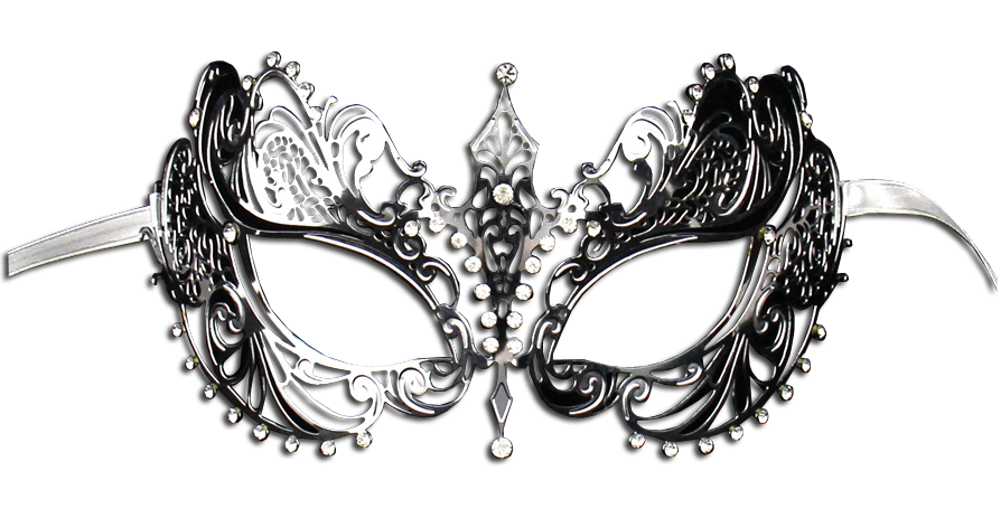 SILVER Series Laser Cut Metal Venetian Pretty Masquerade Mask - Luxury Mask - 2