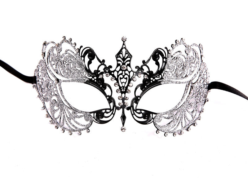 GLITTER Series Laser Cut Metal Venetian Pretty Masquerade Mask - Luxury Mask - 8
