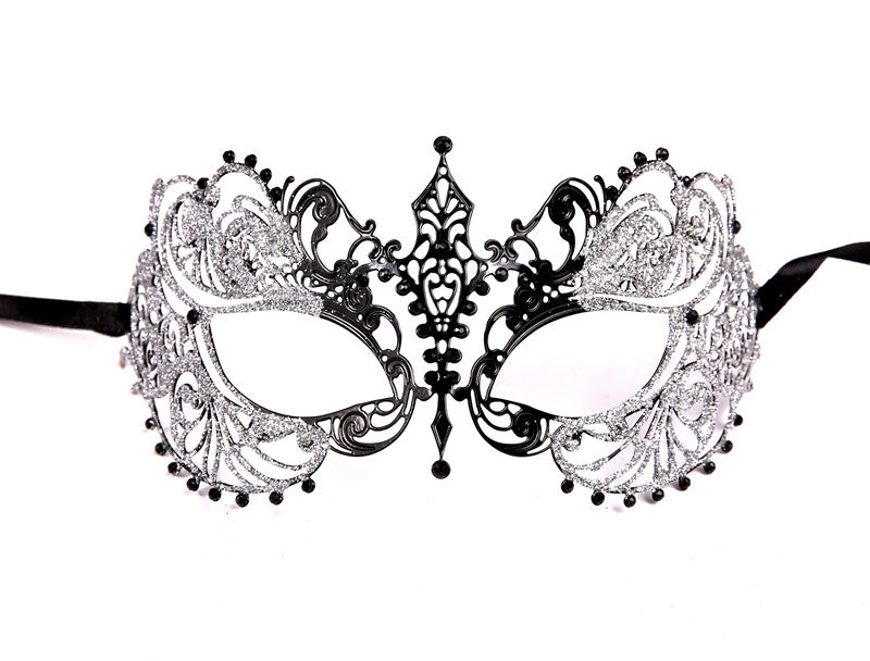GLITTER Series Laser Cut Metal Venetian Pretty Masquerade Mask - Luxury Mask - 6