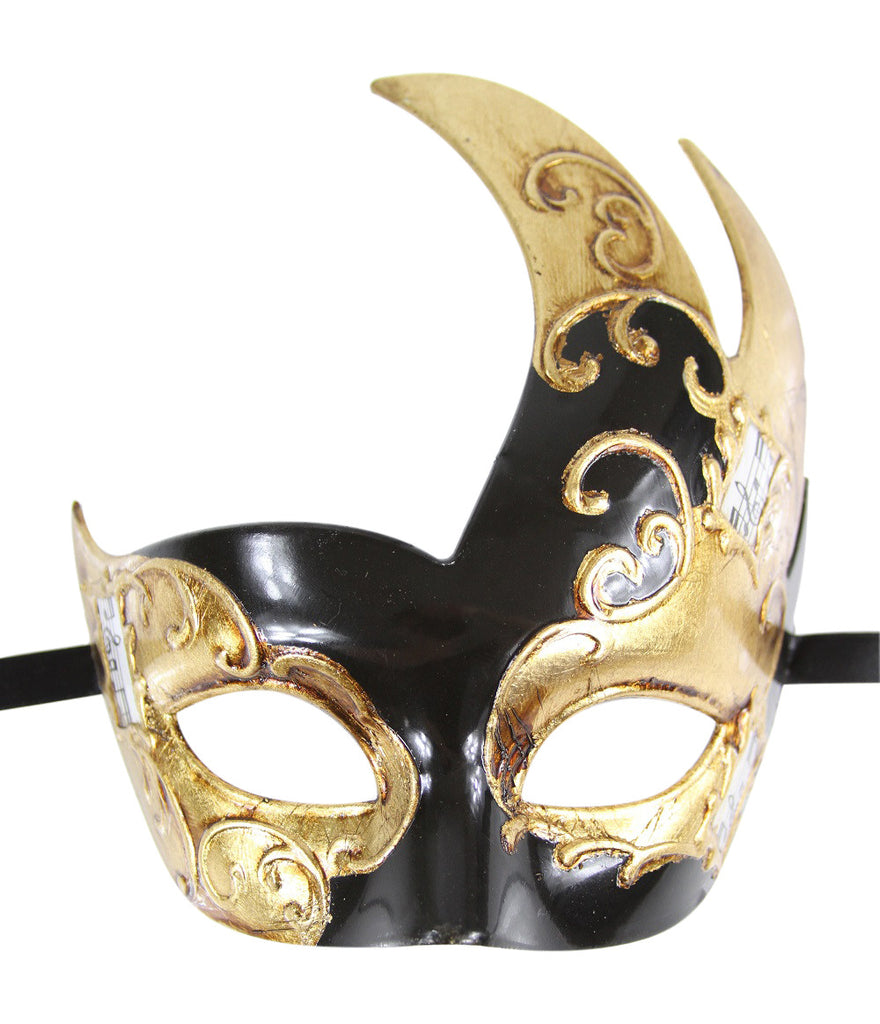 GOLD Series Men's Vintage Design Musical Masquerade Mask - Luxury Mask - 2